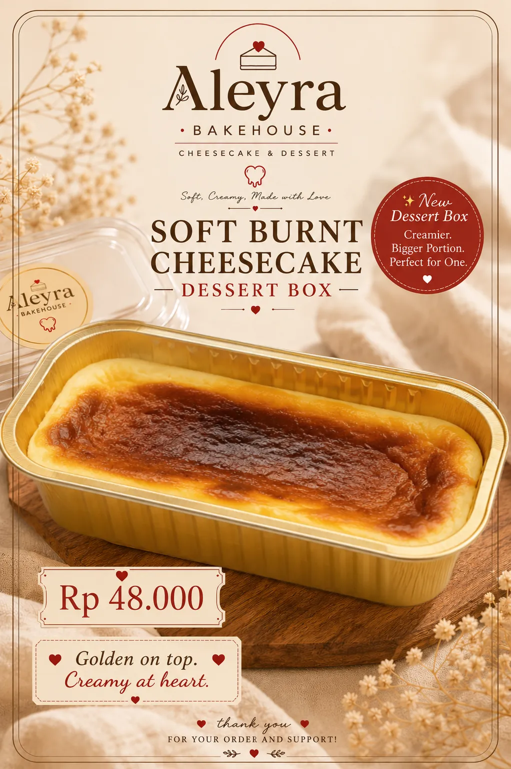 Burnt Dessert Box