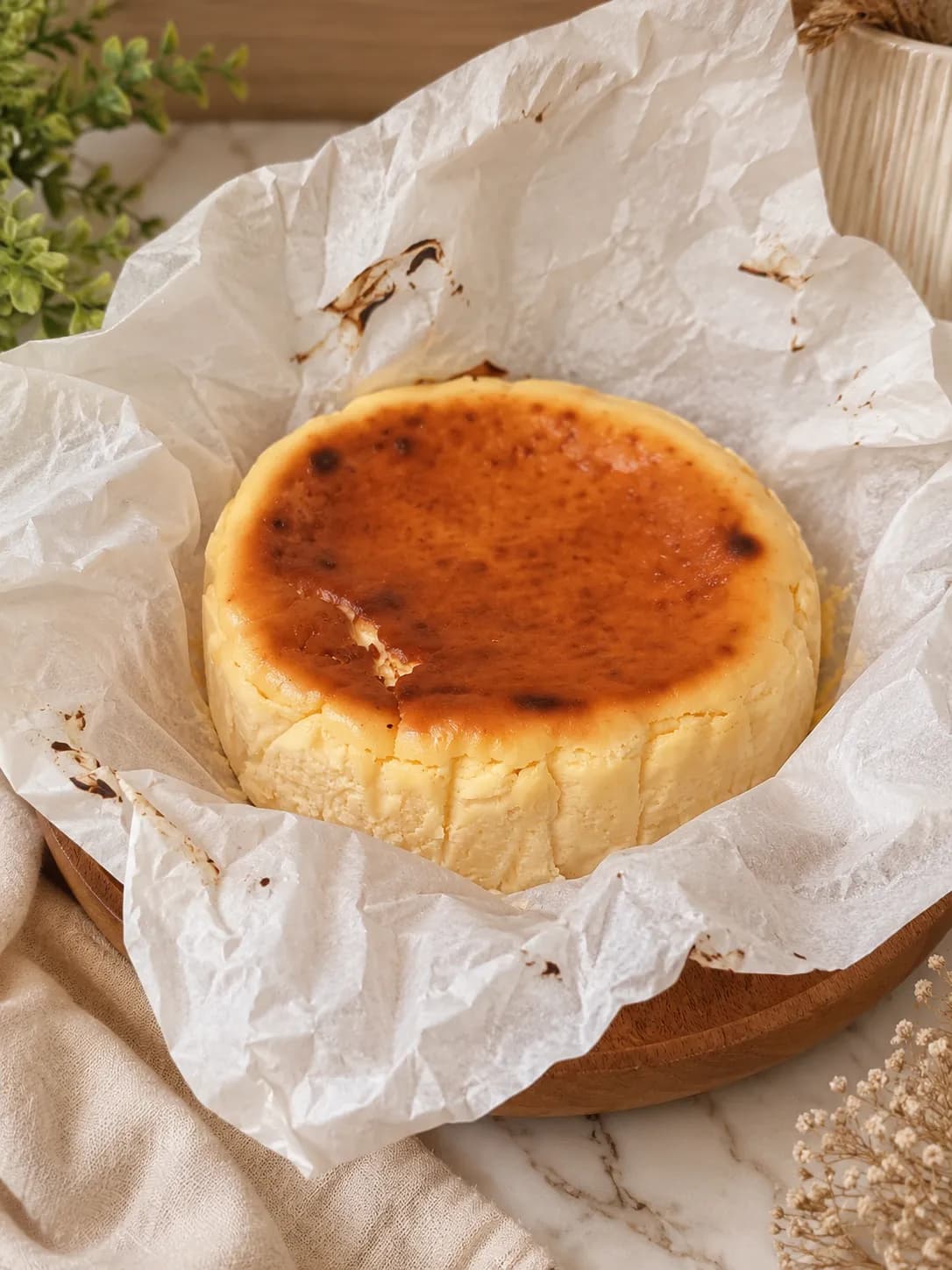 Whole Burnt Cheesecake (Loyang 18cm)