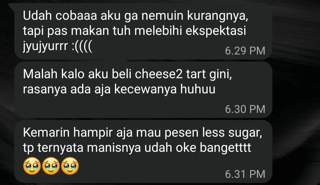 Customer testimonial for Aleyra Bakehouse 5