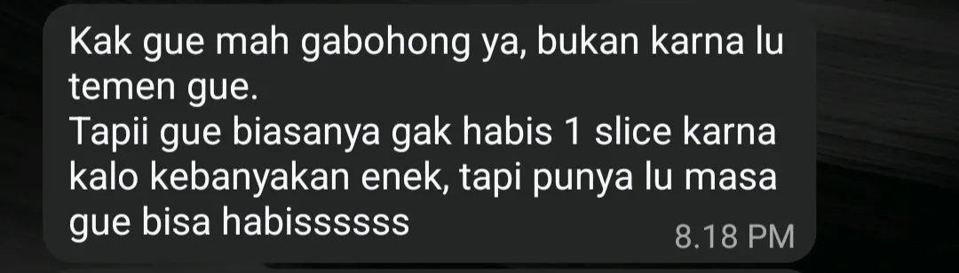 Customer testimonial for Aleyra Bakehouse 6